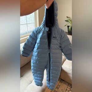 REI Light Blue Insulated Snowsuit